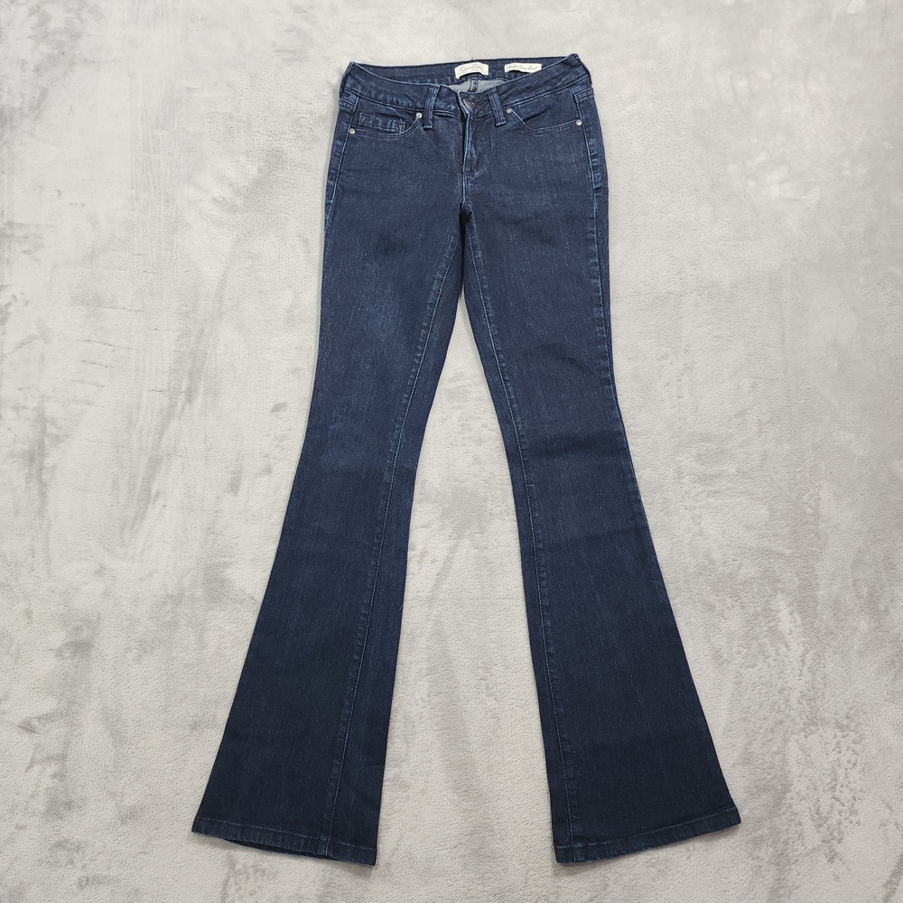 Jessica Simpson Jeans Womens 25 SHORT Blue Rockin Curvy Bootcut Stretch Denim